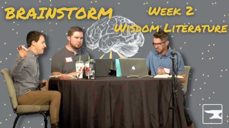 Wisdom Literature - Brainstorm, week 2