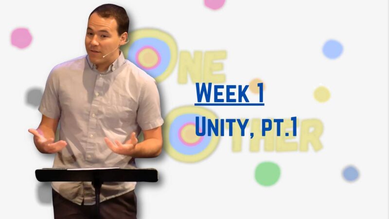 Week 1 - Unity, pt. 1